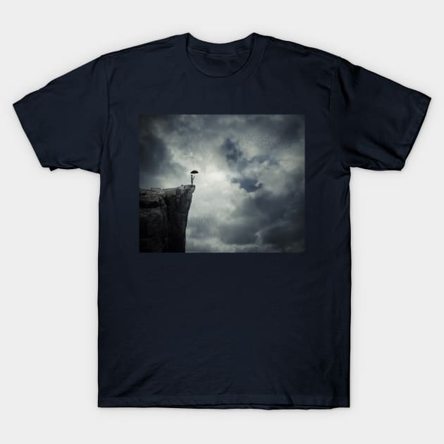 Calling the rain T-Shirt by psychoshadow